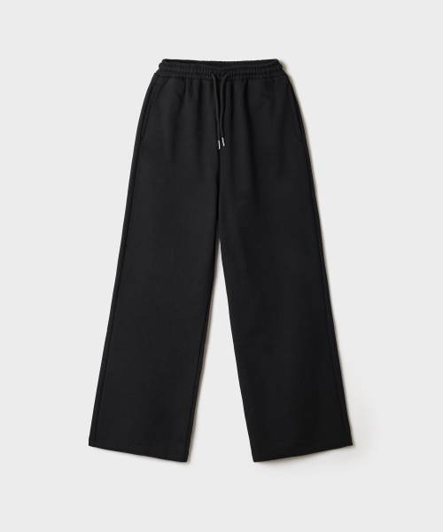 French Terry Womens Wide Sweat Pants (Fleece-Lined)_SPMTG4TG01