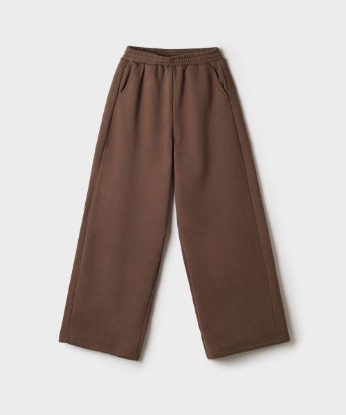 2-WAY Double-Sided Brushed Wide Sweat Pants_SPMTG4TG03