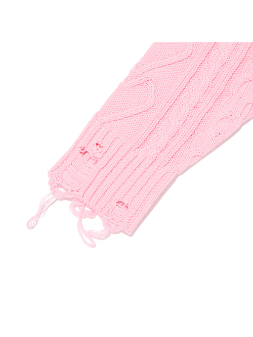 KIRSH HEART KNIT PULLOVER(LIGHT PINK)