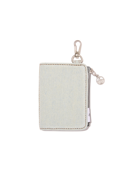 MULTI-POCKET DENIM CARD WALLET(INDIGO BLUE)