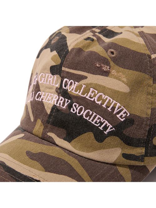 WASHING DISTRESSED BALL CAP(KHAKI)