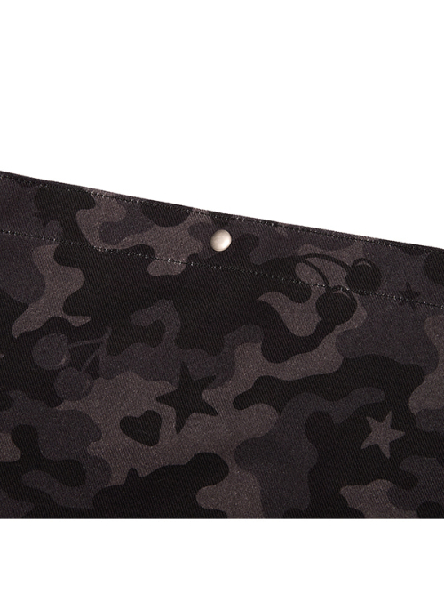 CHERRY CAMO ECO BAG(BLACK)