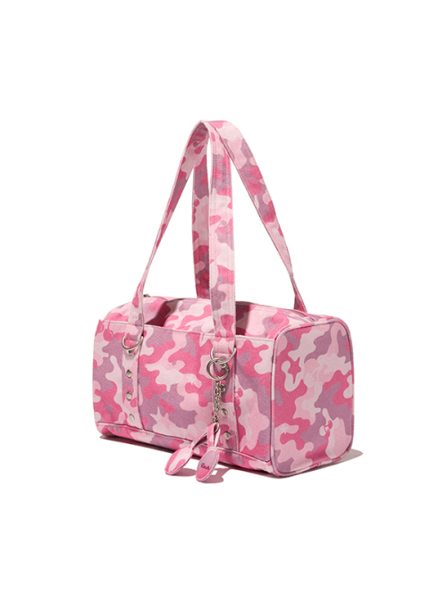 CHERRY CAMO SHOULDER BAG(LIGHT PINK)
