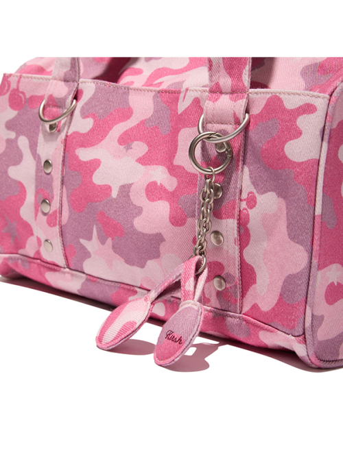 CHERRY CAMO SHOULDER BAG(LIGHT PINK)