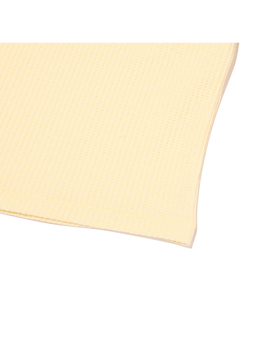 COLOR-MIX RAGLAN WAFFLE LONG SLEEVE(BLACK)