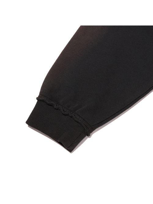 PIGMENT LOOSE-FIT HOODED ZIP-UP(DEEP CHARCOAL)