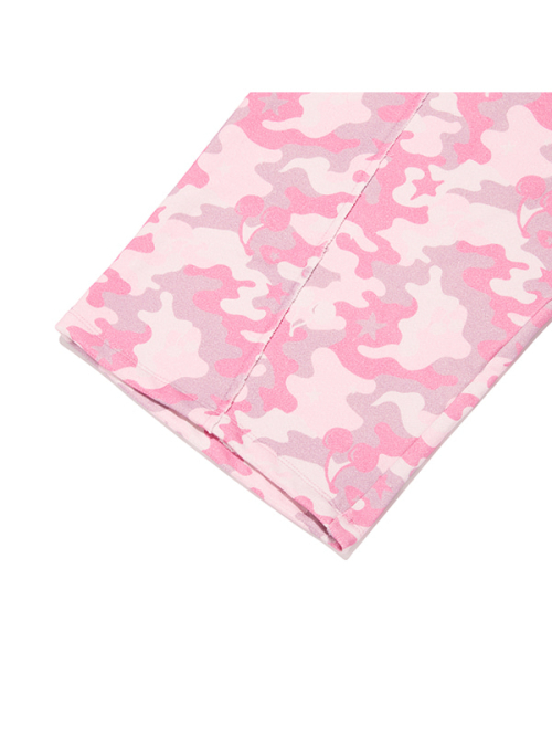 CHERRY CAMO WIDE-FIT PANTS(LIGHT PINK)