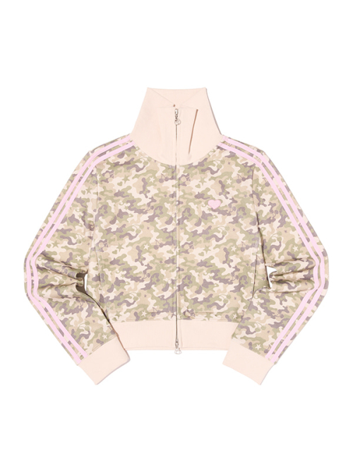 CHERRY CAMO TRACK ZIP-UP(LIGHT KHAKI)
