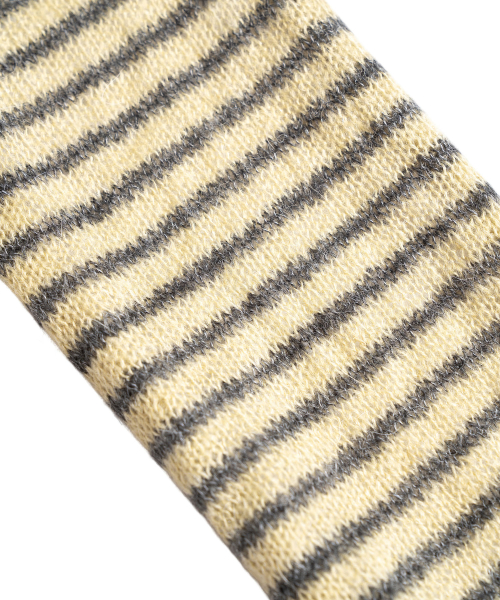 MULTI STRIPE ALPACA BLENDED MUFFLER IN LIME