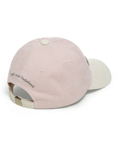 MATIN CLASSIC LOGO CORDUROY BRIM BALL CAP IN PINK