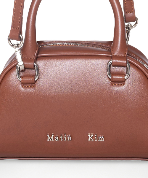 HALFMOON BABY BOWLING BAG IN BROWN