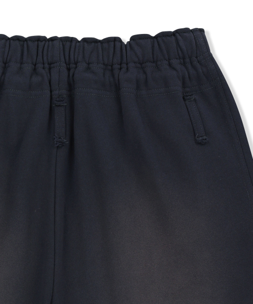 SNAP TUCK WASHED SWEATPANTS IN NAVY
