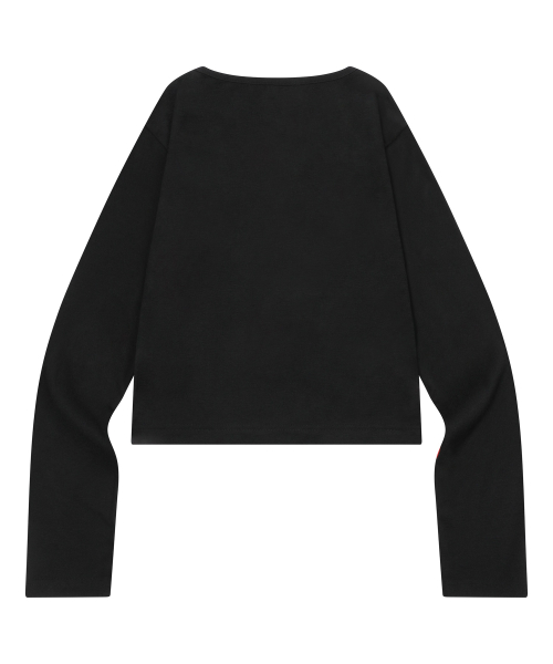 [MUCENT X CAT SAVE THE WORLD] SIGNATURE LOGO LONG SLEEVE T (2COLOR)