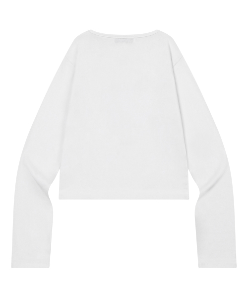 [MUCENT X CAT SAVE THE WORLD] SIGNATURE LOGO LONG SLEEVE T (2COLOR)