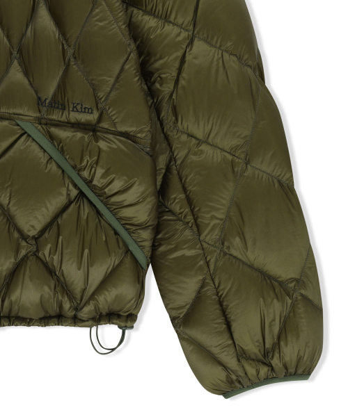 MIX QUILTED LIGHT DOWN JUMPER IN KHAKI