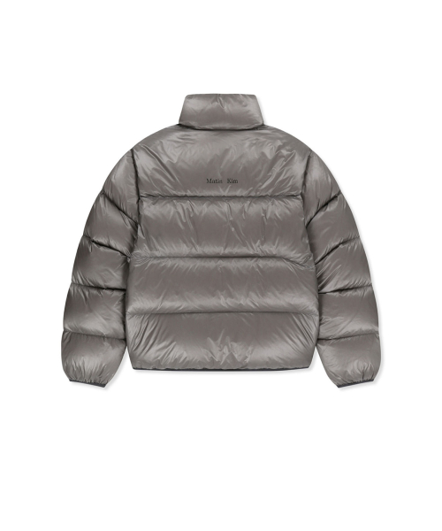 ICON LOGO DOWN JUMPER IN LIGHT GREY