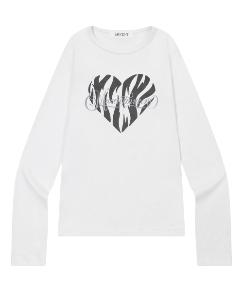 RELVOR JIBRI HEART LONG SLEEVE T (2COLOR)