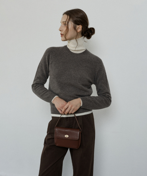 petit maron bag (leather) - wine
