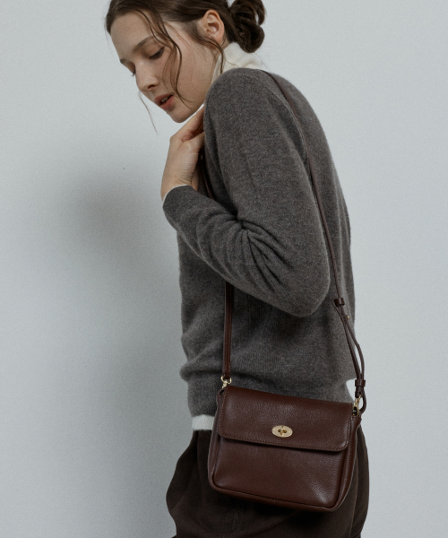 petit maron bag (leather) - wine