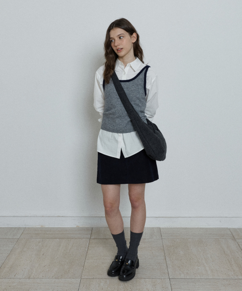 dewy reversible bag - grey