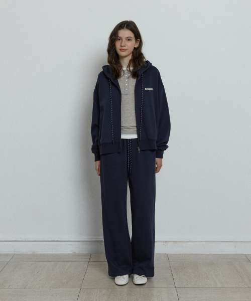 relaxed sweat pants - navy