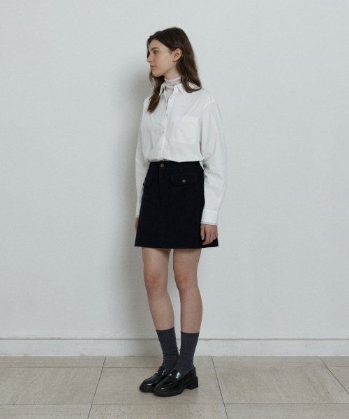 standard pocket shirt - white