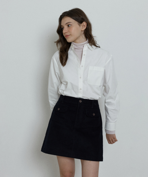 standard pocket shirt - white