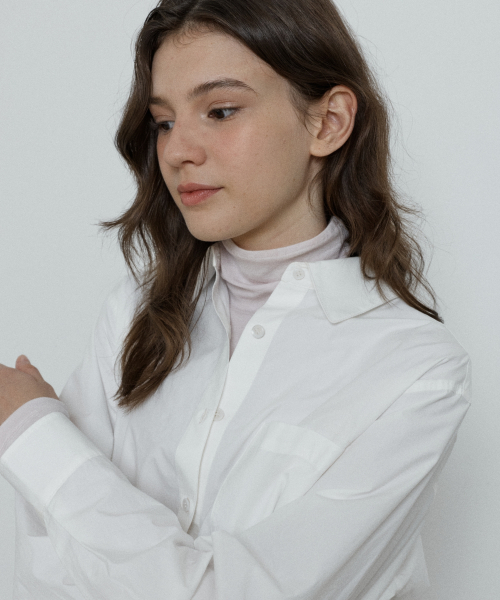 standard pocket shirt - white