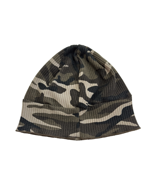 Waffle Logo Beanie Camo Brown[TRACK 005]