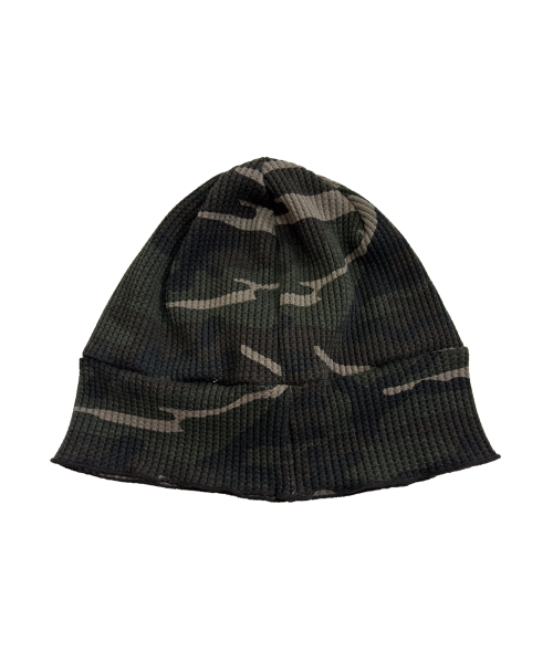 Waffle Logo Beanie Camo Khaki[TRACK 005]
