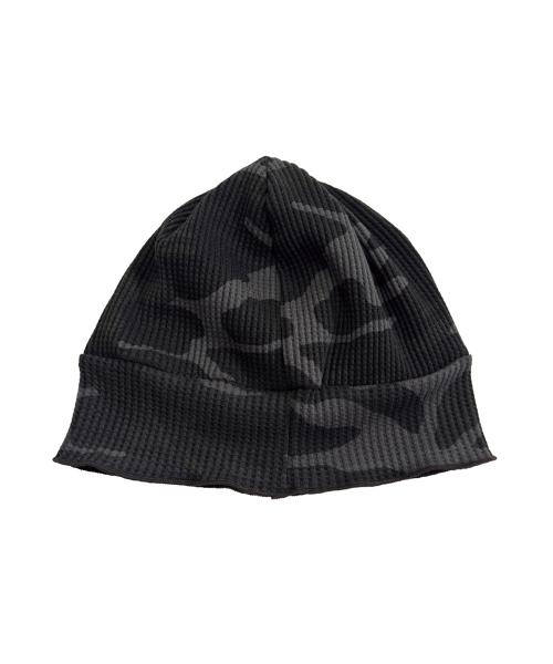 Waffle Logo Beanie Camo Charcoal [TRACK 005]