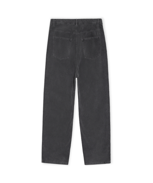 W Garment Dyed Corduroy Pants, Navy