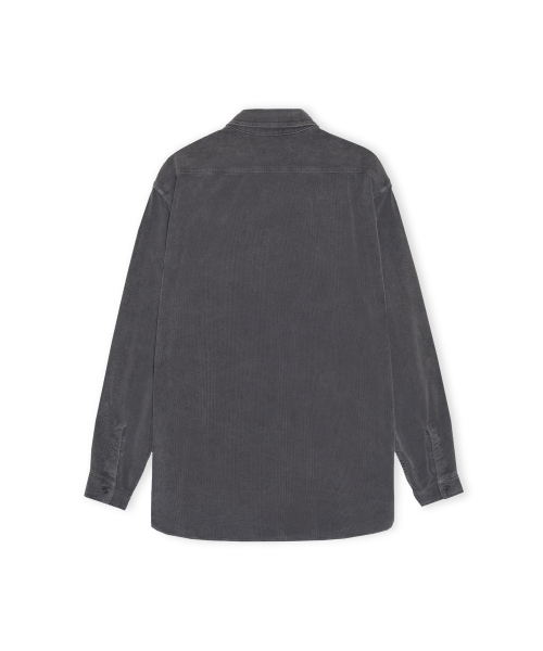 Garment Dyed Corduroy Shirt, Navy
