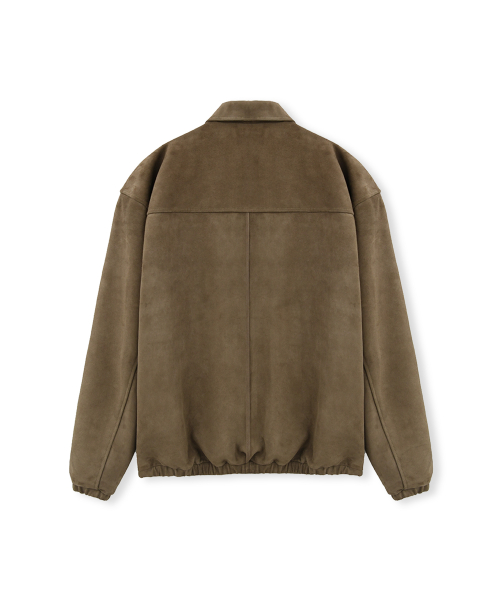Suede Blouson, Mocha