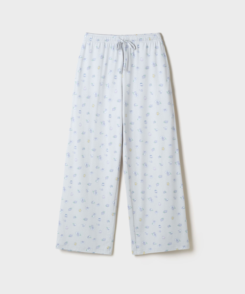 [Meonjakgwi] Fairy Peach Stretch Pajama Bottom (Gray)_SPPPG4TU03