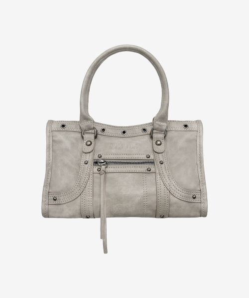 벨튼 로고 미니 토트백_스톤 그레이 Velton Logo Mini Tote Bag_Stone Gray
