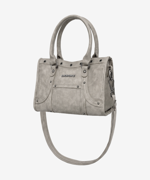 벨튼 로고 미니 토트백_스톤 그레이 Velton Logo Mini Tote Bag_Stone Gray