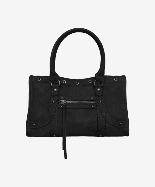벨튼 로고 미니 토트백_블랙 Velton Logo Mini Tote Bag_Black