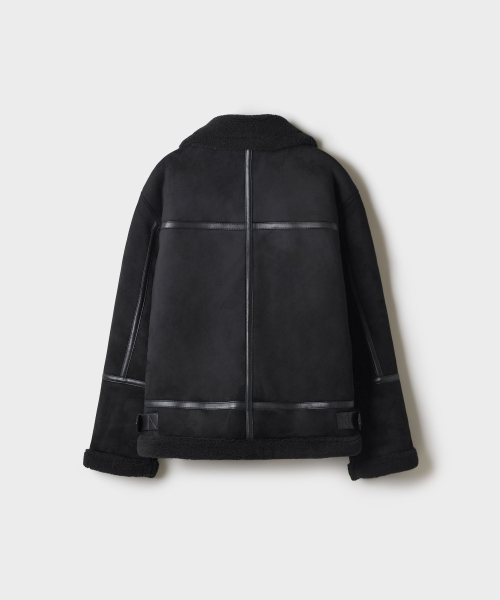 [Synthetic Leather] Shearling Jacket Jumper_SPJLG4VM01