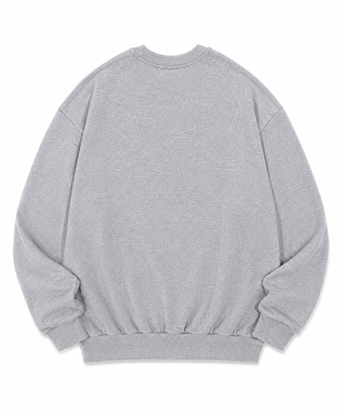1982 블루 오버핏 맨투맨 그레이