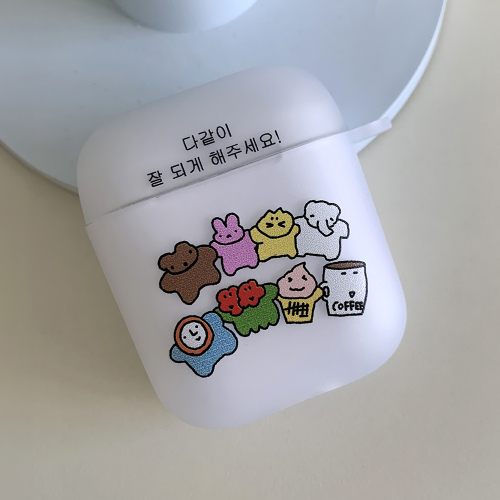 위아더월드 에어팟 버즈 케이스