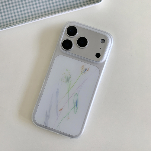 SKETCH Floral Semi-Transparent Phone Case