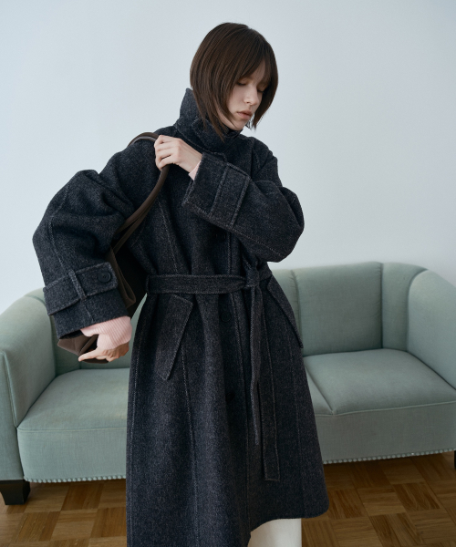 Fuzzy Alpaca Long Coat (H/M) J1CA720G