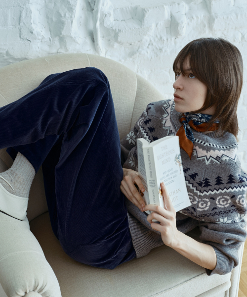 Nordic Jacquard Knit Pullover J1KT721E