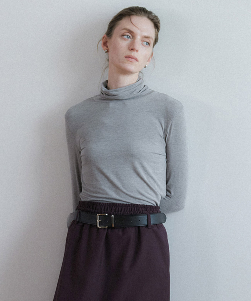 Slim-Fit Turtleneck T Shirt NEW6AE805