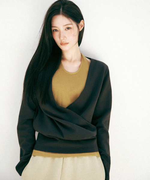 [SET] Halter Layered Jersey T Shirt NEW6AE815