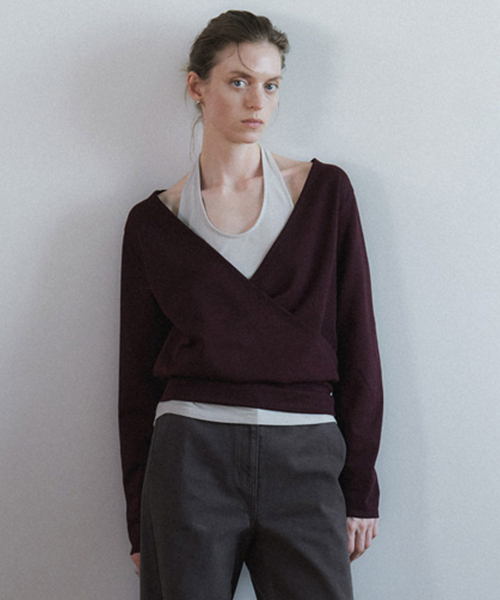 [SET] Halter Layered Jersey T Shirt NEW6AE815