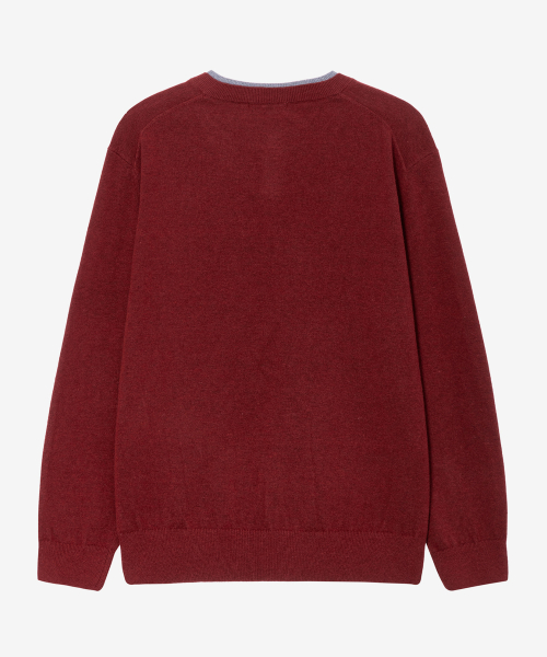 [COUTURE]Layered V-Neck Knit - 2color