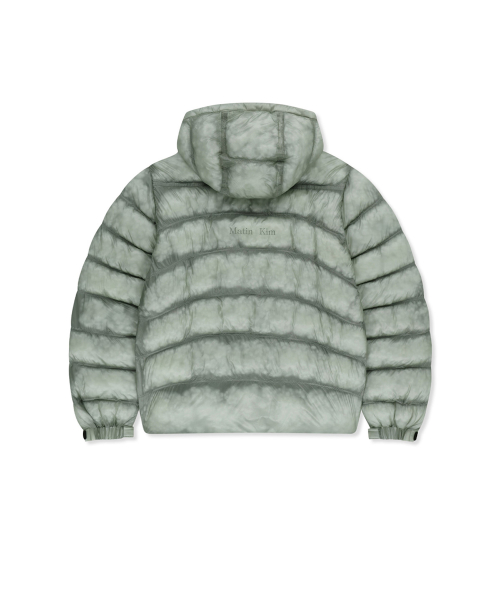 CLOUD SHELL HOODY PADDING JUMPER IN MINT