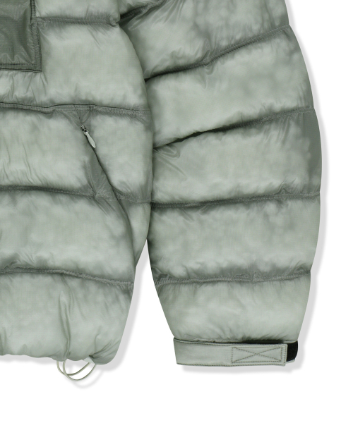 CLOUD SHELL HOODY PADDING JUMPER IN MINT